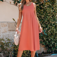 Cupshe Coral Midi Dress(x2)