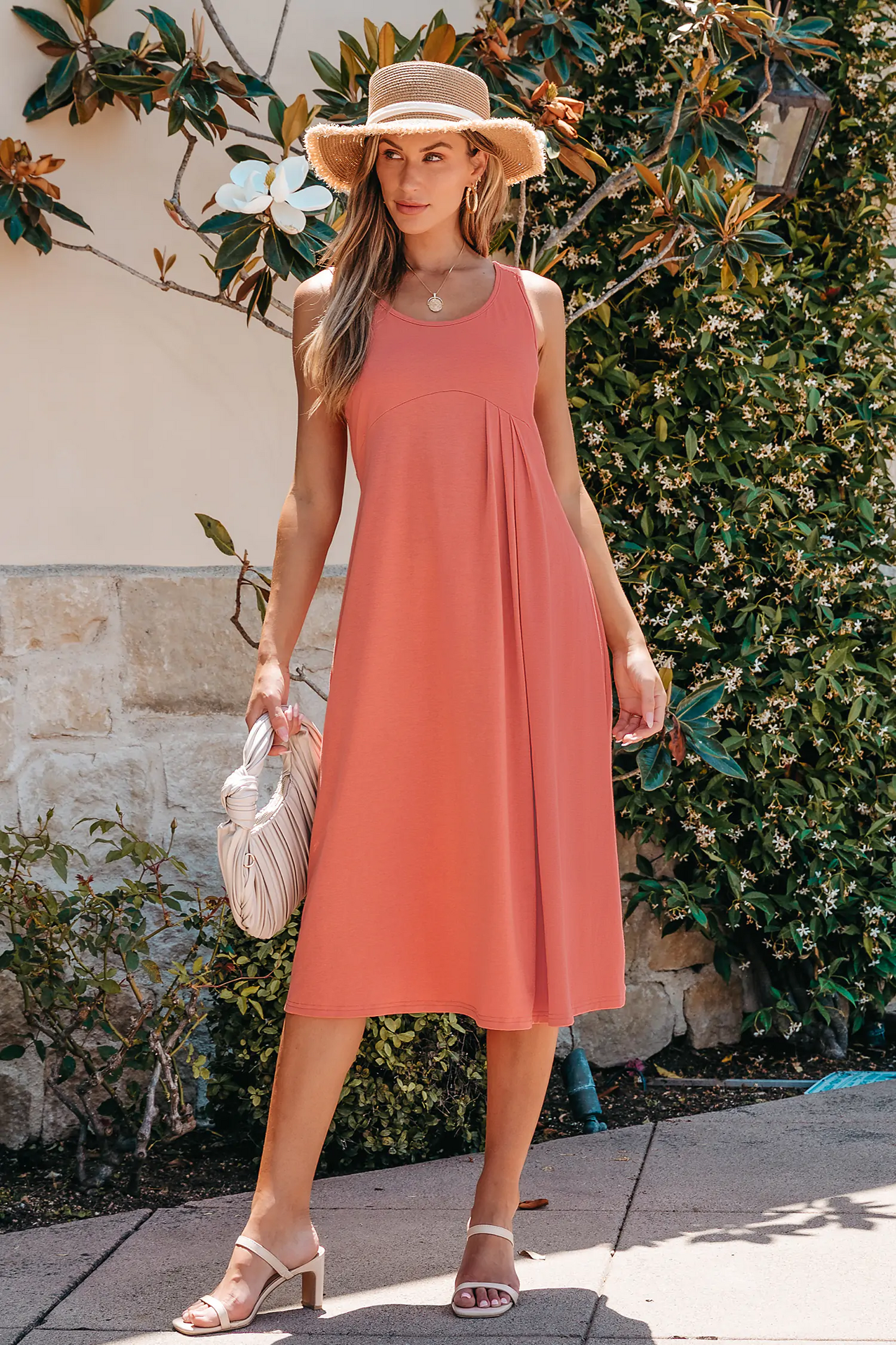 Cupshe Coral Midi Dress(x2)