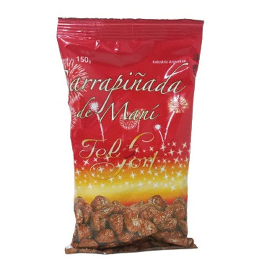 Pampa Direct FelFort Garrapiñada de Maní Caramel Coated Peanuts Maní Garrapiñado, 150 g / 5.29 oz bag