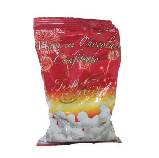 Pampa Direct FelFort Maní Con Chocolate Confitado Candied Peanuts with Chocolate, 150 g / 5.29 oz bag