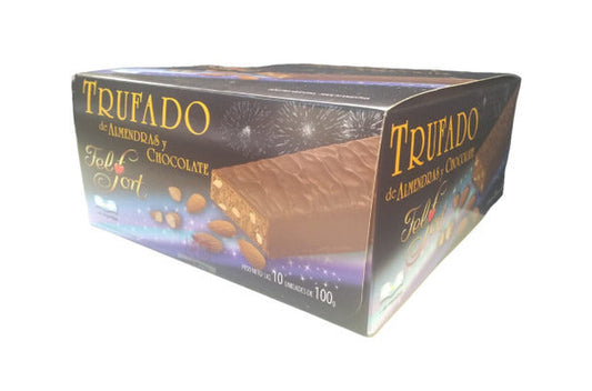 Pampa Direct FelFort Trufado de Almendras y Chocolate Truffle with Almonds and Chocolate, 1 k / 35.27 oz (10 unit)