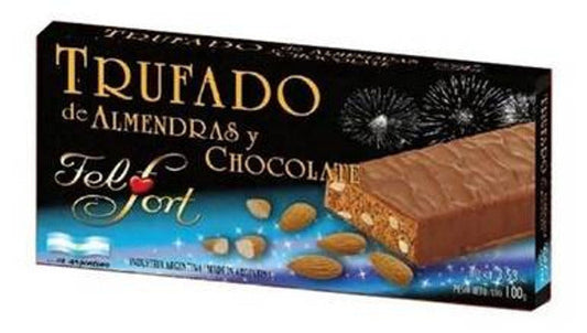 Pampa Direct FelFort Turron Trufado de Almendras y Chocolate Truffle with Almonds and Chocolate, 100 g / 3.52 oz