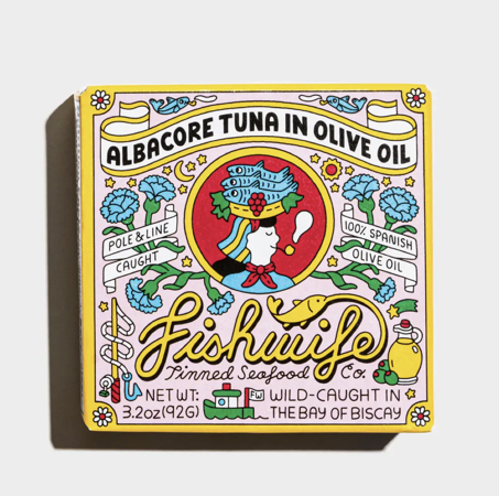 Dorothy Lane Fishwife Tinned Seafood Co. Albacore Tuna in Olive Oil - 2.8 oz
