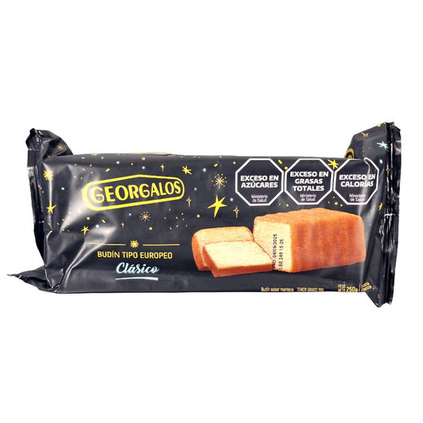 Pampa Direct Georgalos Classic European Style Butter Pudding Budín Clásico, 250 g / 8.82 oz