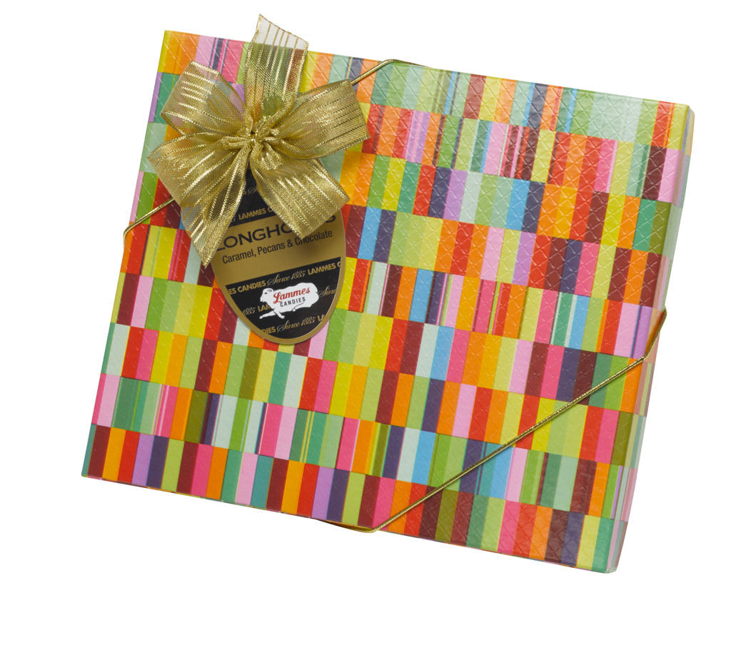 Lammes Candies Decorative Gift Box: Longhorns; 9 Pieces