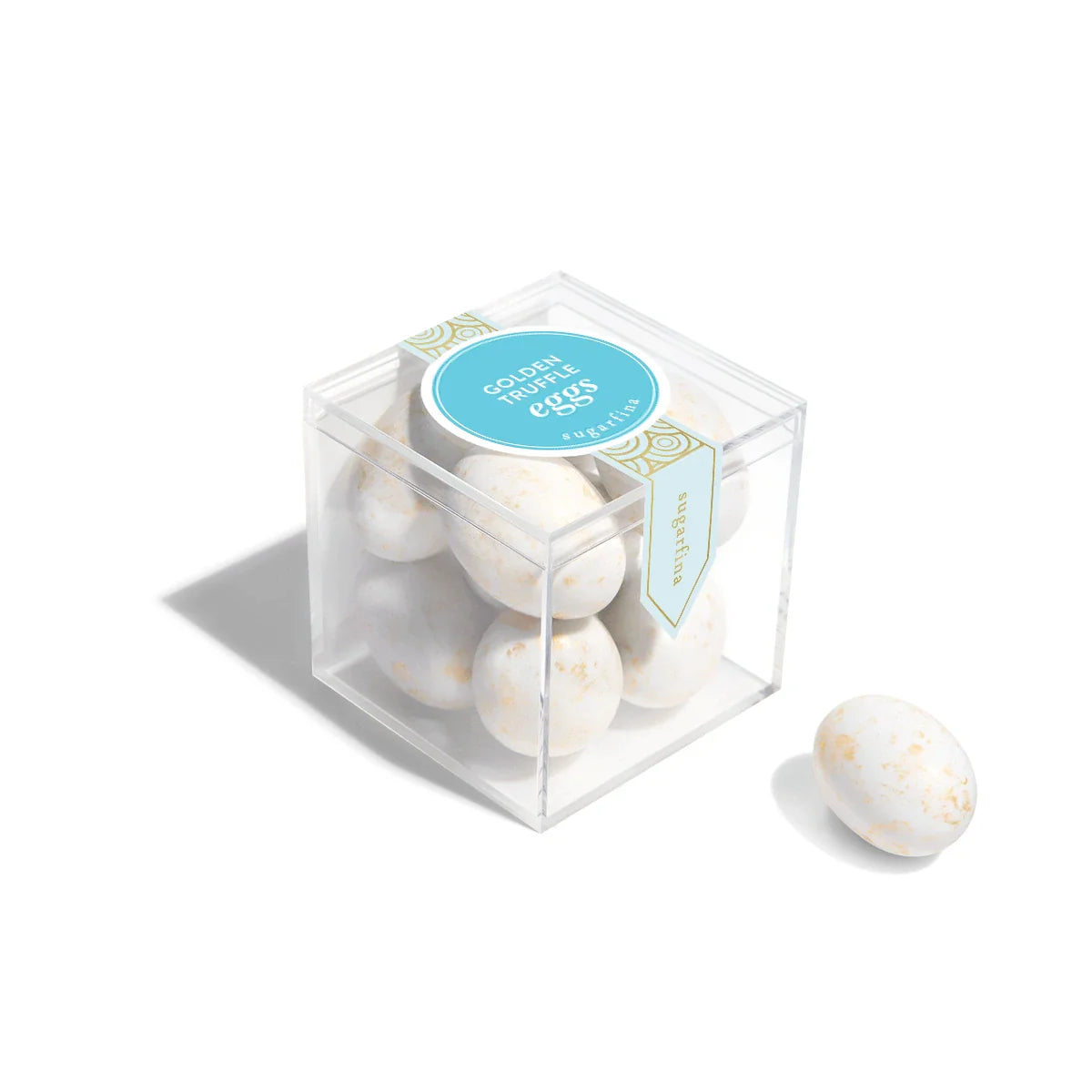 Sugarfina Golden Truffle Milk Chocolate Eggs - Small Candy Cube