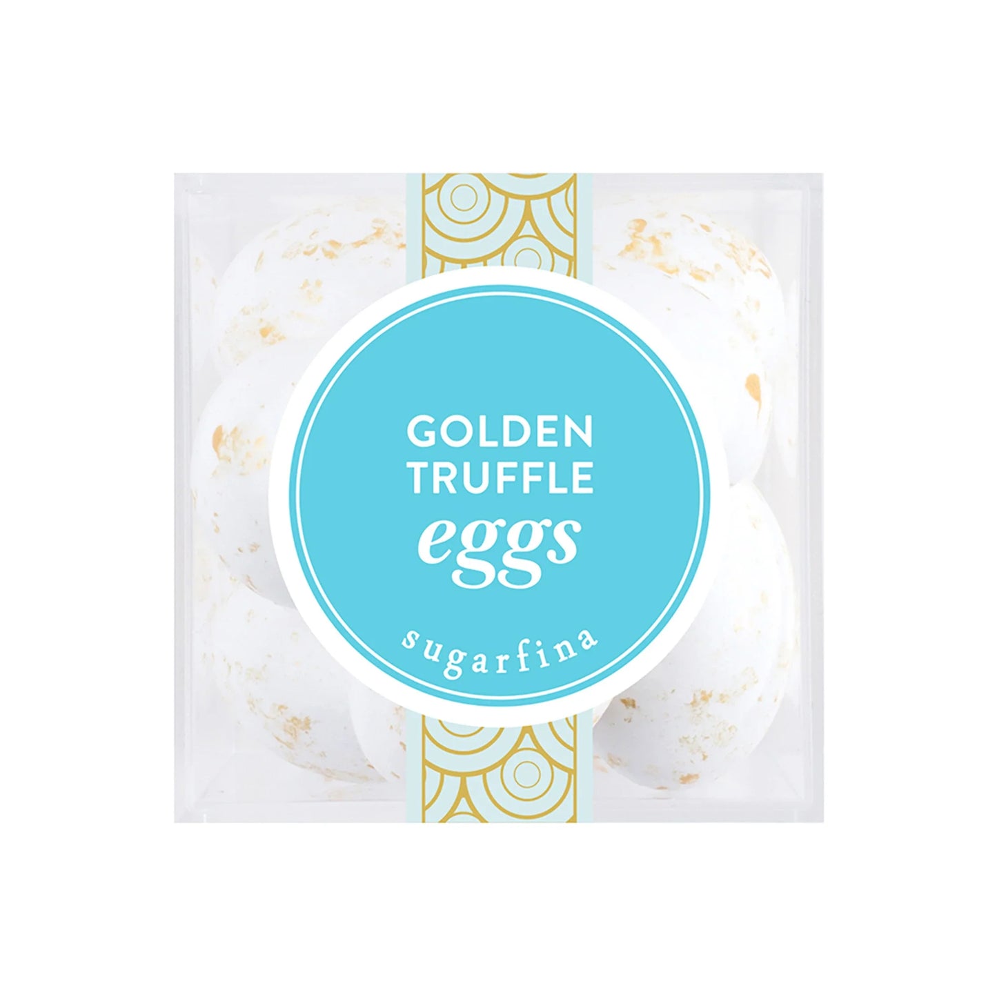 Sugarfina Golden Truffle Milk Chocolate Eggs - Small Candy Cube
