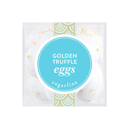 Sugarfina Golden Truffle Milk Chocolate Eggs - Small Candy Cube