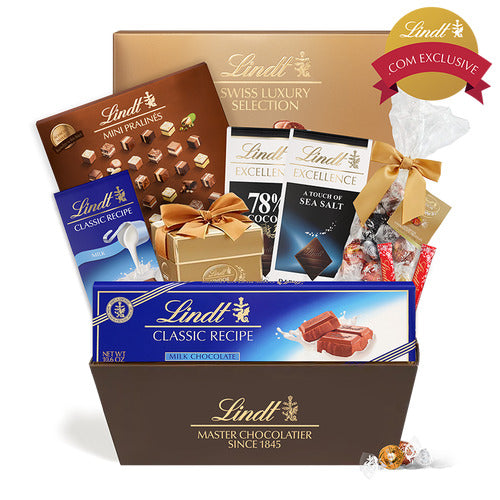 Lindt Chocolate Grand Assortment Gift Basket
