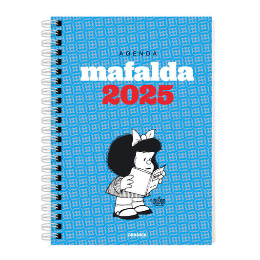 Pampa Direct Agenda 2025 Granica 2025 Mafalda by Quino Planner, Agenda with Sticker Sheet & Note Pages, Weekly Organizer