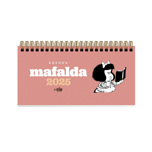 Pampa Direct Agenda Granica Mafalda by Quino 2025 Pocket Agenda – Hardcover Spiral Notebook for On-the-Go Planning