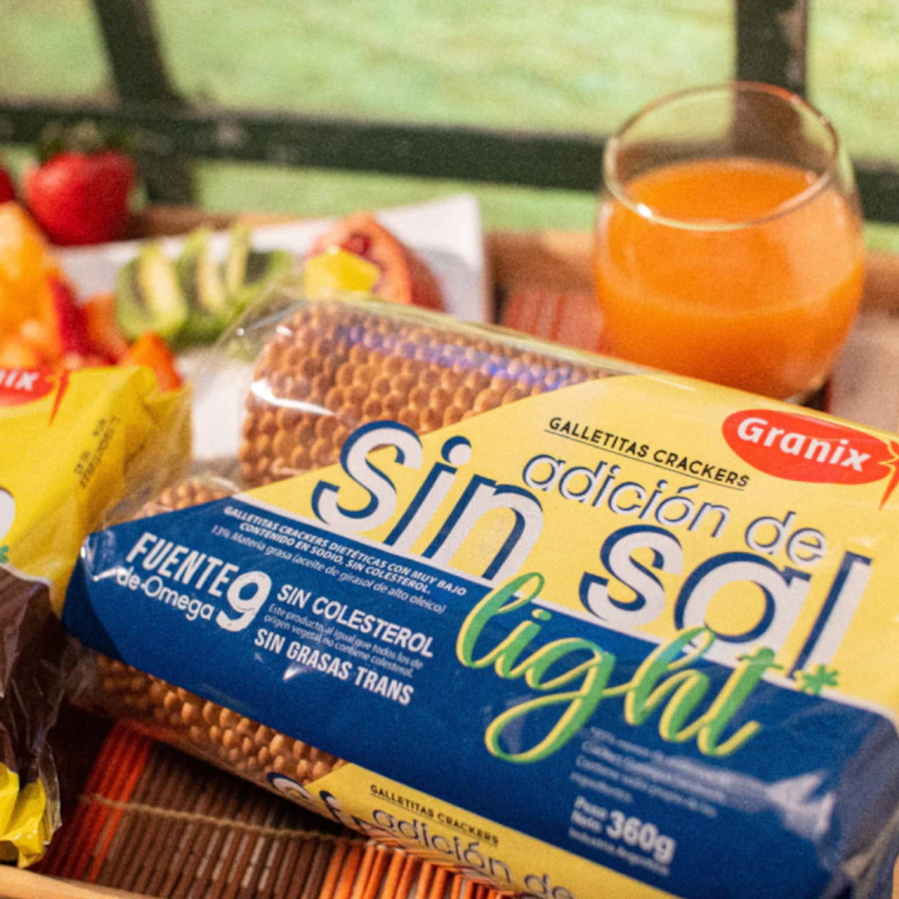 Pampa Direct Granix Galletitas Crackers Sin Sal Light, Low Sodium, Healthy Snack, 360 g / 12.7 oz