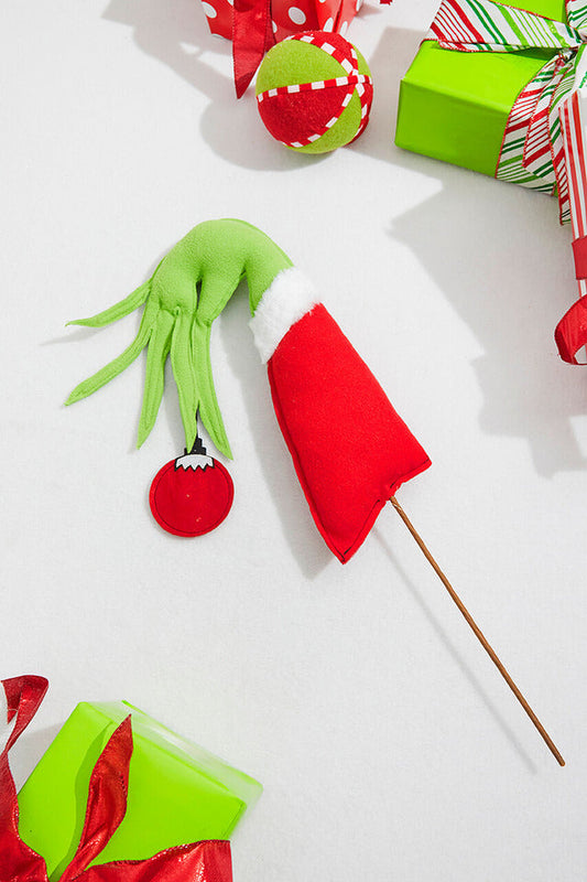 Decorator's Warehouse 23” x 11" Green Monster Hand Ornament
