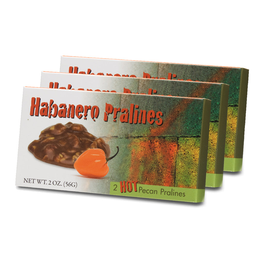 Lammes Candies 2 Piece Habanero Pralines - Case of 48