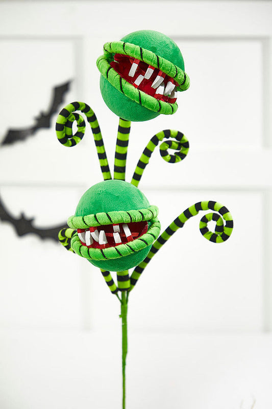 Decorator's Warehouse 26" Carnivorous Plant Curly Spray