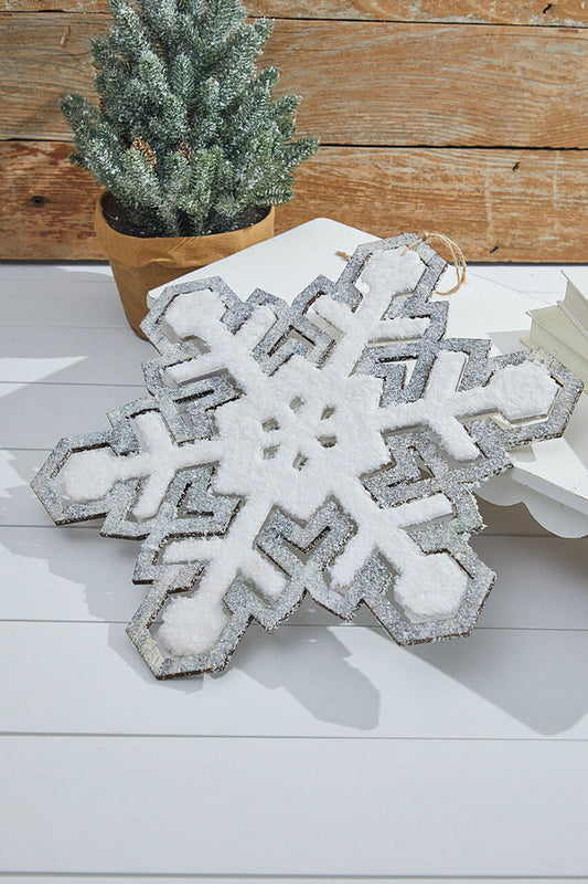 Decorator's Warehouse 17.5” Hanging Snowflake Ornament