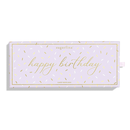 Sugarfina Happy Birthday 3 Piece Candy Bento Box