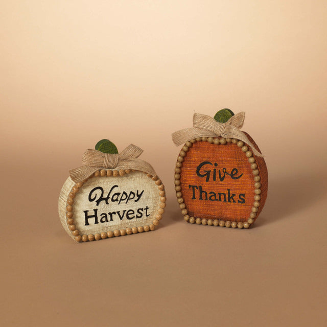 Decorator's Warehouse 5.5" Resin Harvest Pumpkin