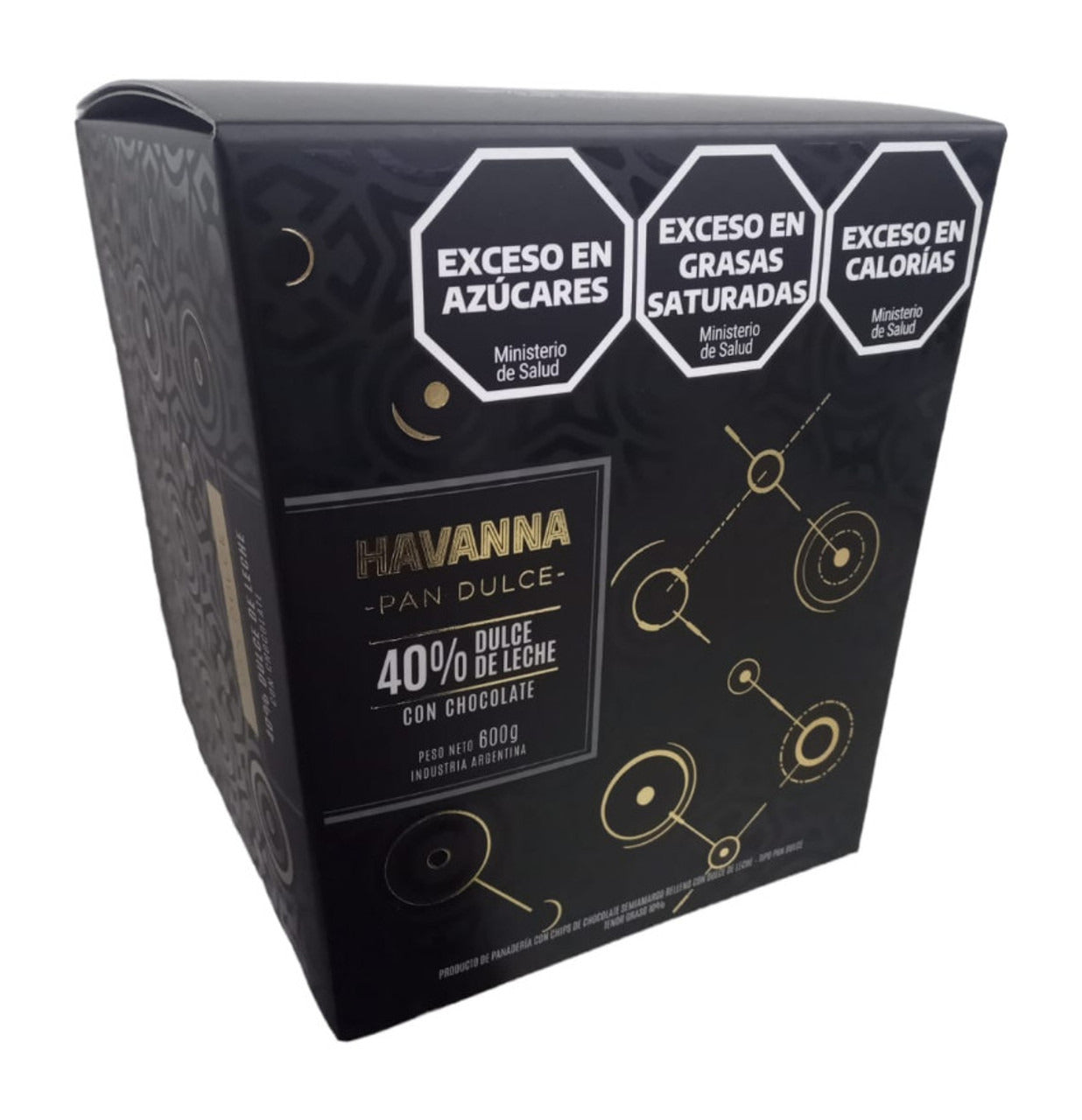 Pampa Direct Havanna Pan Dulce 40% Dulce de Leche con Chocolate Panettone Christmas Cake Chocolate & Dulce de Leche, 600 g / 21.16 oz