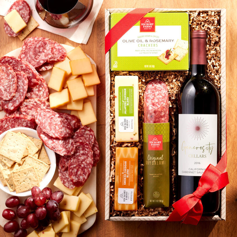 Hickory Farms Cabernet & Savory Snack Collection