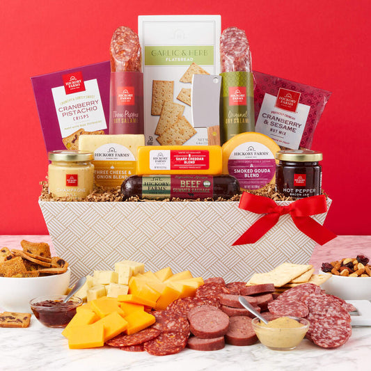 Hickory Farms Deluxe Charcuterie Gift Basket