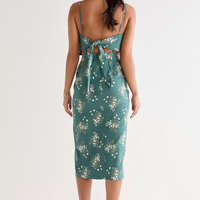 Francesca's Robin Bow Back Floral Midi Dress (x2)