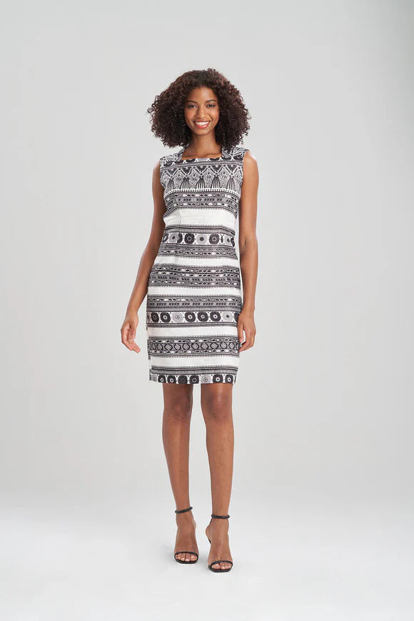 Natori Le Souk Jacquard Sheath Dress