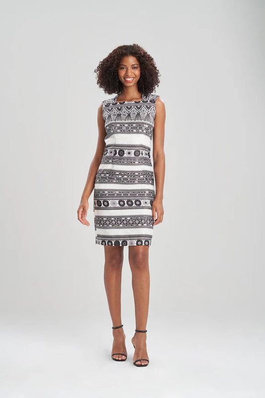 Natori Le Souk Jacquard Sheath Dress