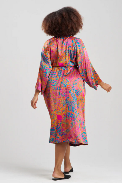 Natori Kaleidoscope Satin Robe