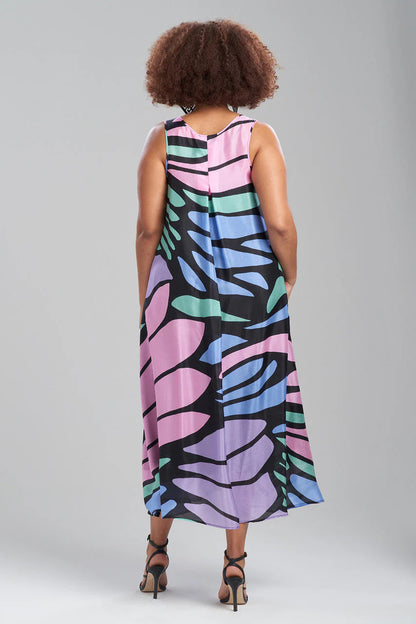 Natori Nagashi Obi Silk Dress