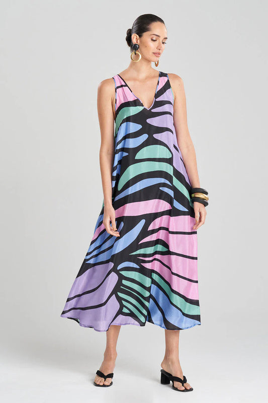 Natori Nagashi Obi Silk Dress