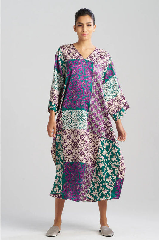 Natori Tapestry V-Neck Caftan
