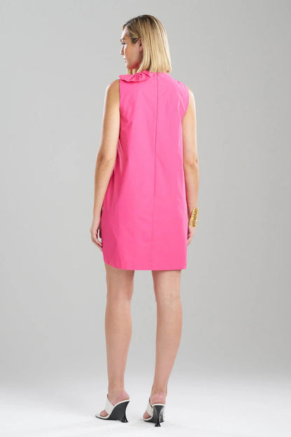 Natori Techno Poplin Embroidered Shift Dress