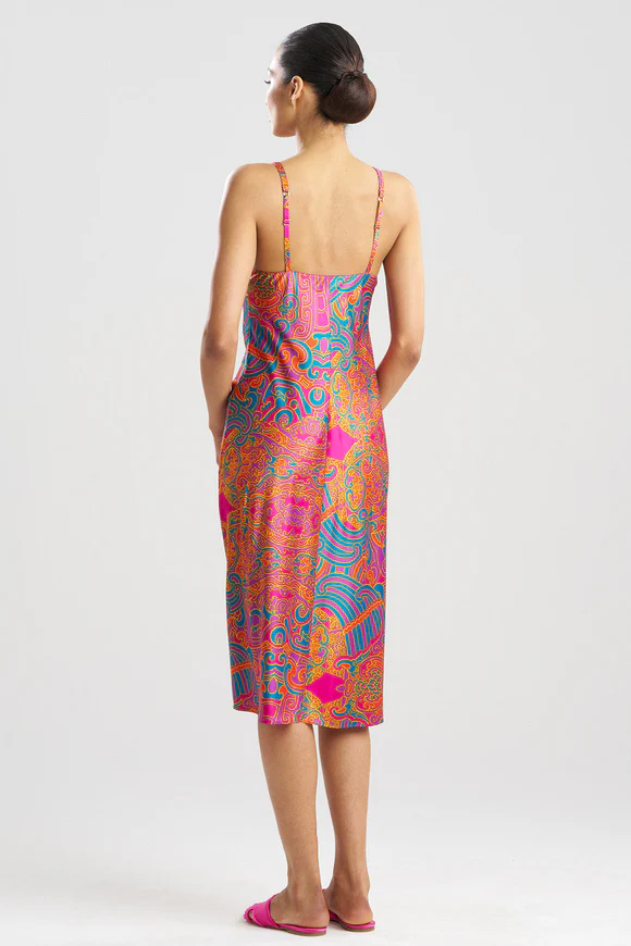 Natori Kaleidoscope Satin Gown
