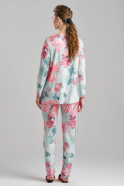 Natori Majestic Garden Cozy Knit PJ