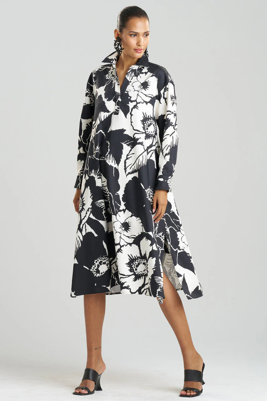 Natori Cote D'Azur Cotton Chino Oversized Shirtdress