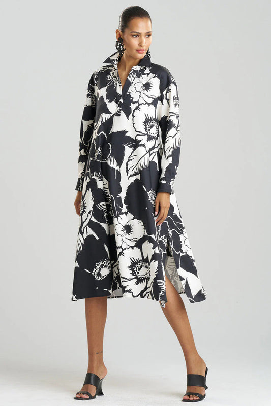 Natori Cote D'Azur Cotton Chino Oversized Shirtdress