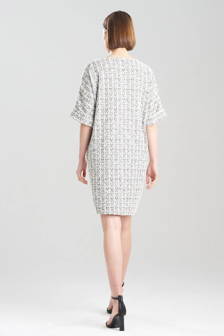 Natori Tweed T-Shirt Dress