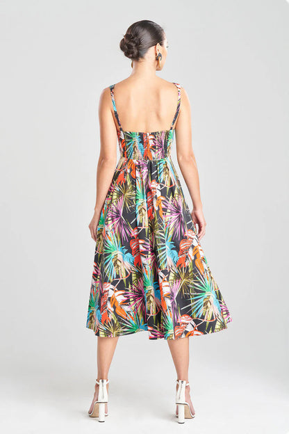 Natori El Nido Cotton Poplin Dress