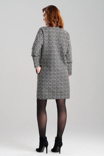 Natori Japanese Check Wedge Dress