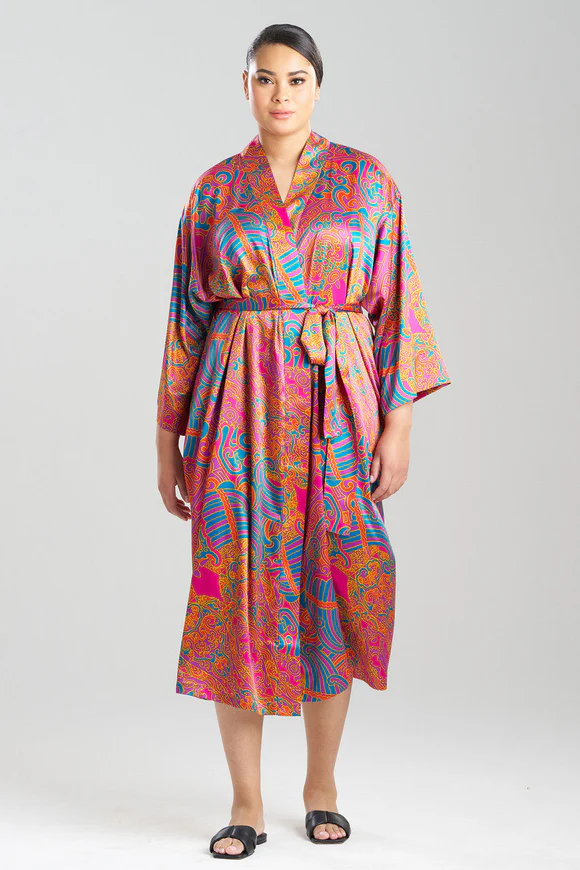 Natori Kaleidoscope Satin Robe