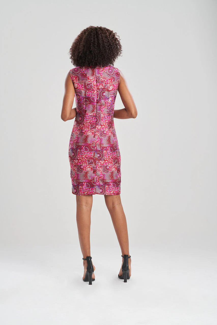 Natori Mosaic Jacquard Sheath Dress