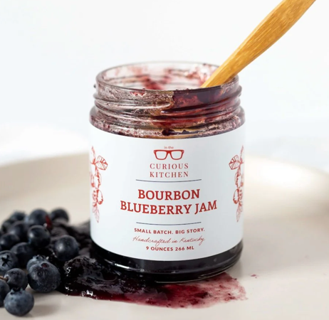 Dorothy Lane In The Curious Kitchen Bourbon Blueberry Jam - 9 oz