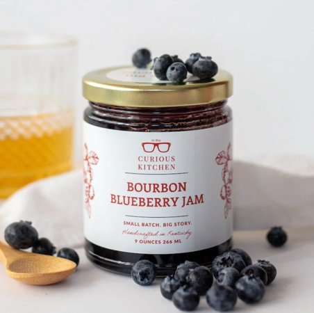 Dorothy Lane In The Curious Kitchen Bourbon Blueberry Jam - 9 oz