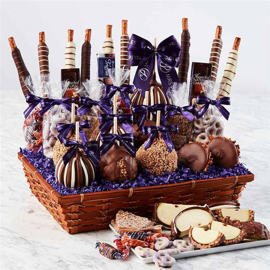 Mrs Prindables Indulgent Caramel Apple Gift Basket