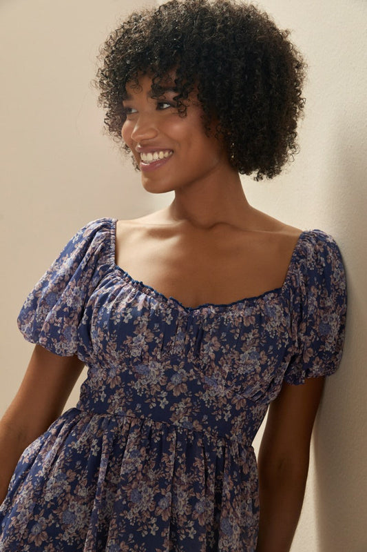 Francesca's Audra Tiered Floral Mini Dress (x2)