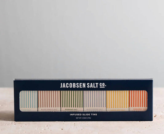 Dorothy Lane Jacobsen Salt Co. Infused Slide Tins