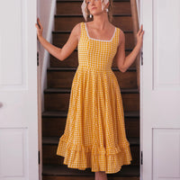 JessaKae Daze Dress - Yellow Gingham