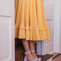 JessaKae Daze Dress - Yellow Gingham