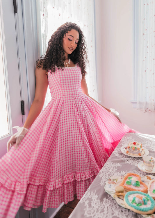 JessaKae Daze Dress - Pink Gingham